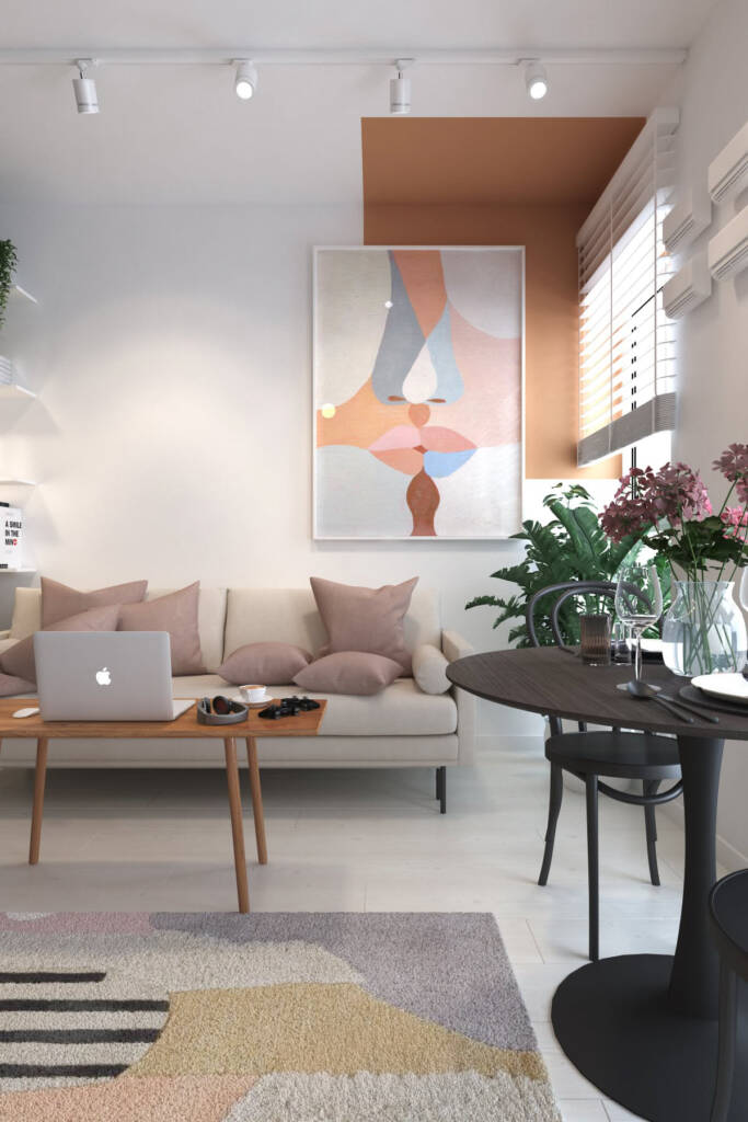 mieszkanie inwestycyjne - projekt, wizualizacja